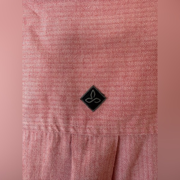 Prana Men's Pink Short Sleeve Shirt - Picture 3 of 5